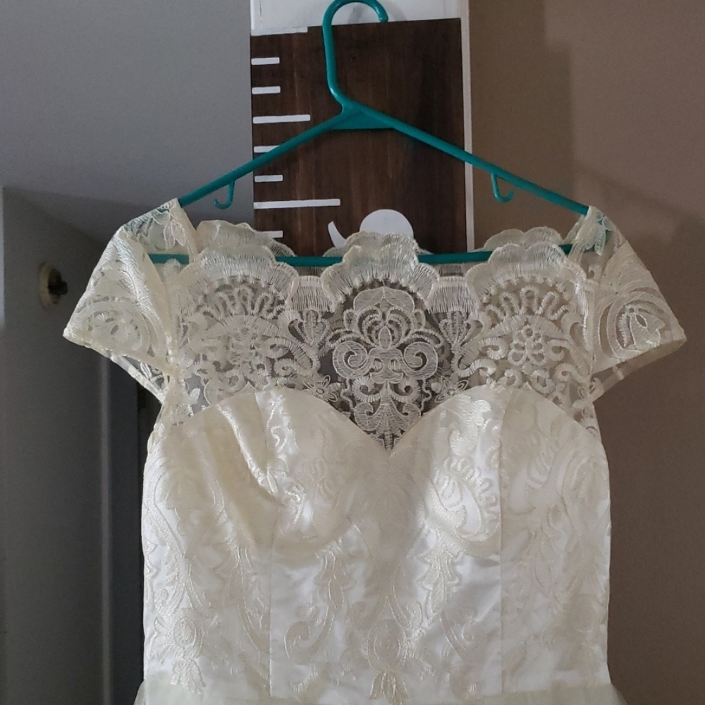 Chi Chi London Cream colored Wedding gown